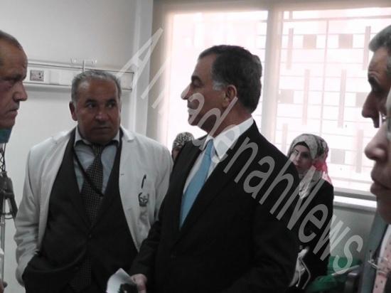 وزير الصحة يزور مستشفى جرش ( صور )